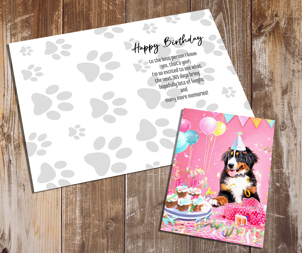 Bernese Mountain Dog Greeting Cards