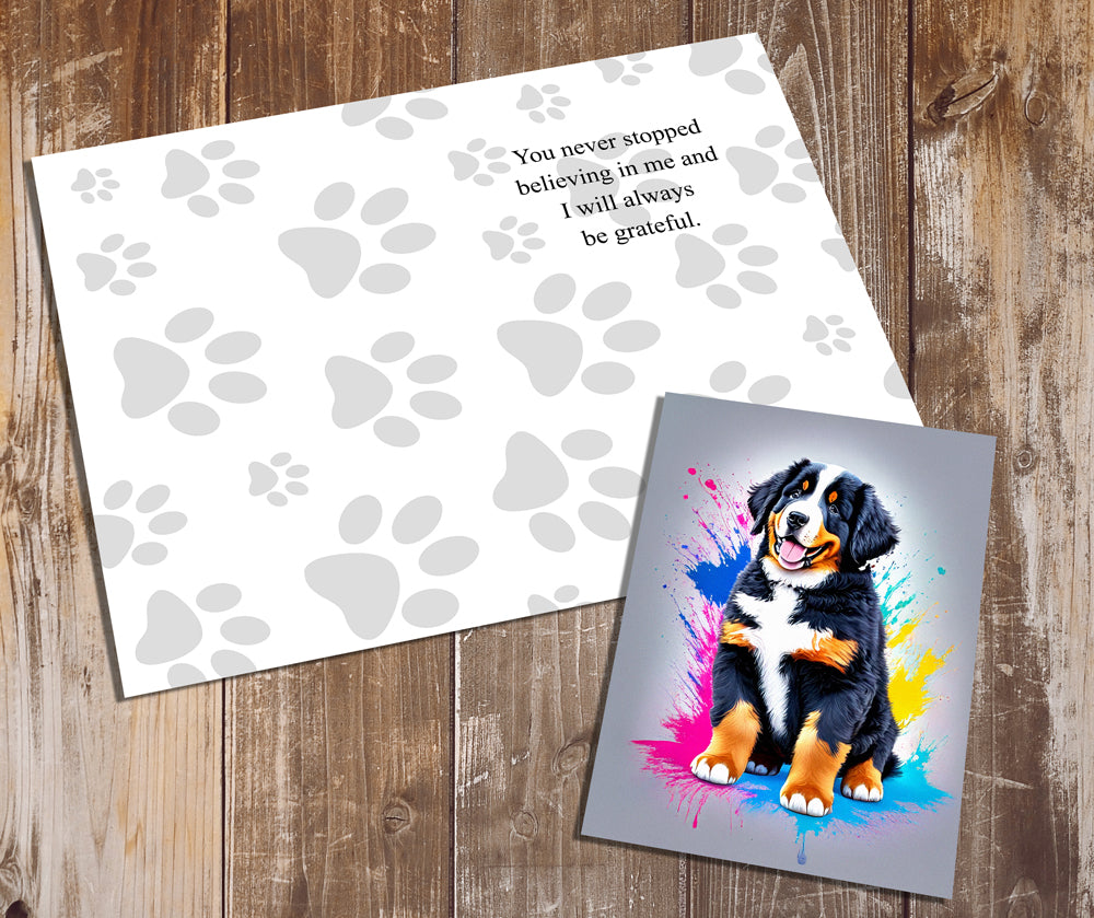 Bernese Mountain Dog Greeting Cards