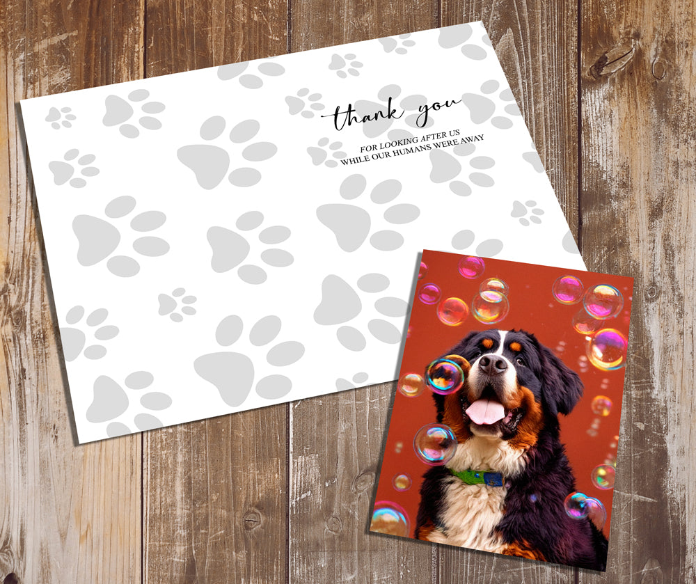 Bernese Mountain Dog Greeting Cards