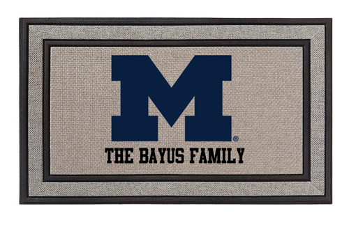 University of Michigan Door Mat