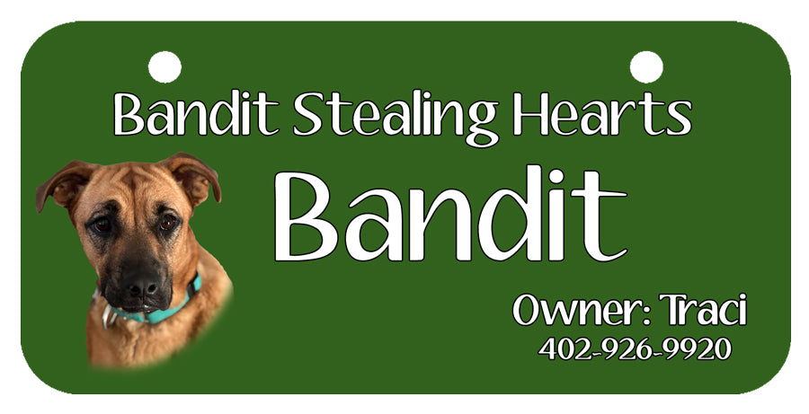 Personalized Dog Crate ID Tag