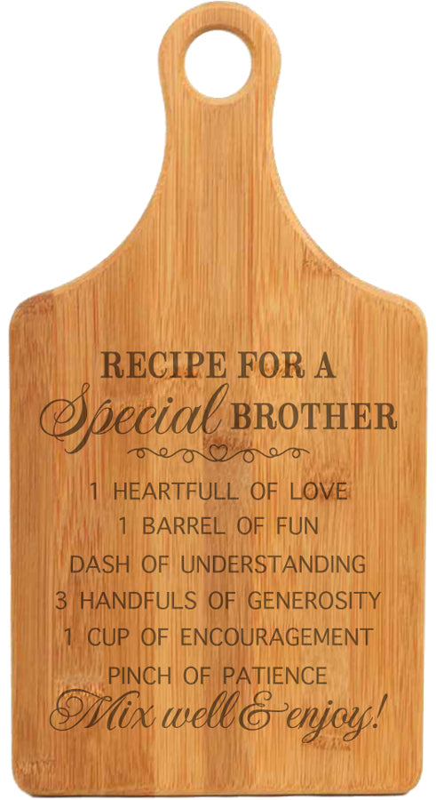 Special Brother Recipe Cutting Board