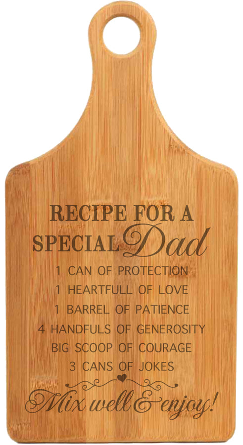 Special Dad Recipe Cutting Board