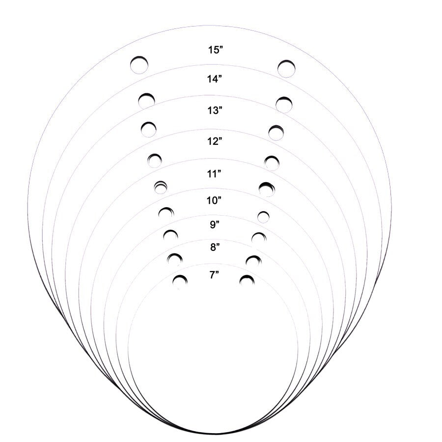 Circle Door Hanger Sublimation Blank