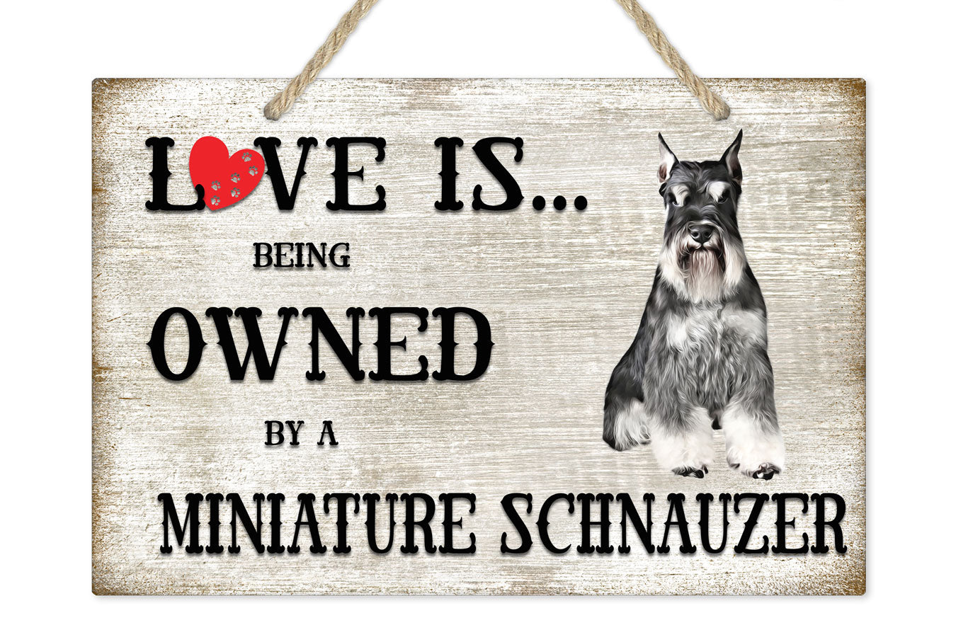 Schnauzer Ornament, Schnauzer Gifts for Women, Mini Schnauzer