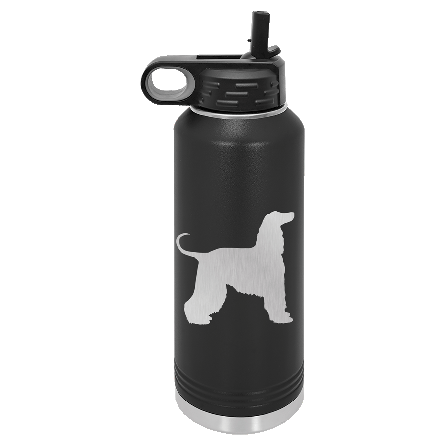 Afghan Dog Water Bottle