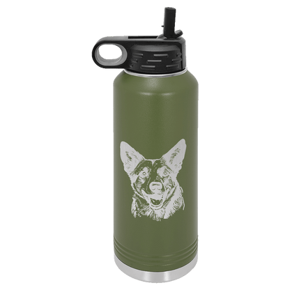 Australian Cattle Dog Water Bottle