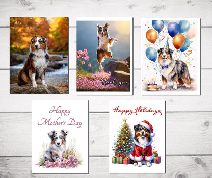 Australian Shepherd Greeting Cards