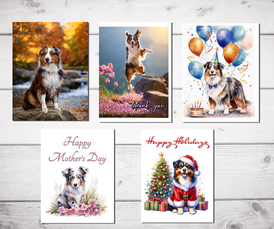 Australian Shepherd Greeting Cards