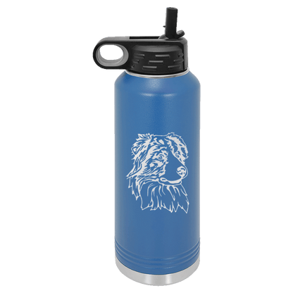 Australian Shepherd Water Bottle