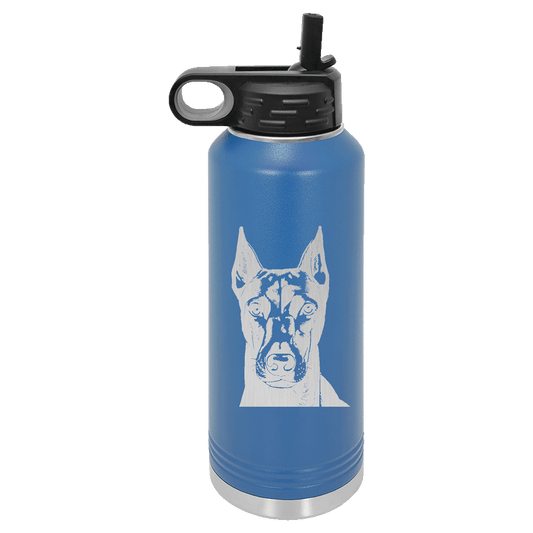 Doberman Water Bottle