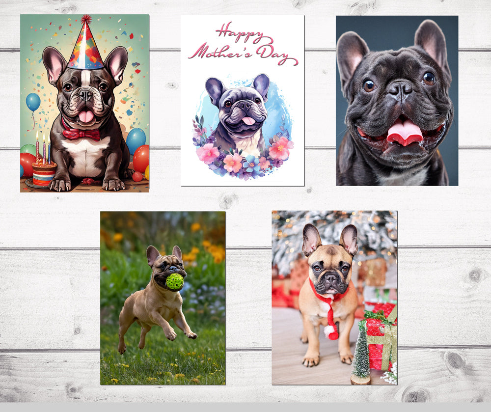 French Bulldog Greeting Cards
