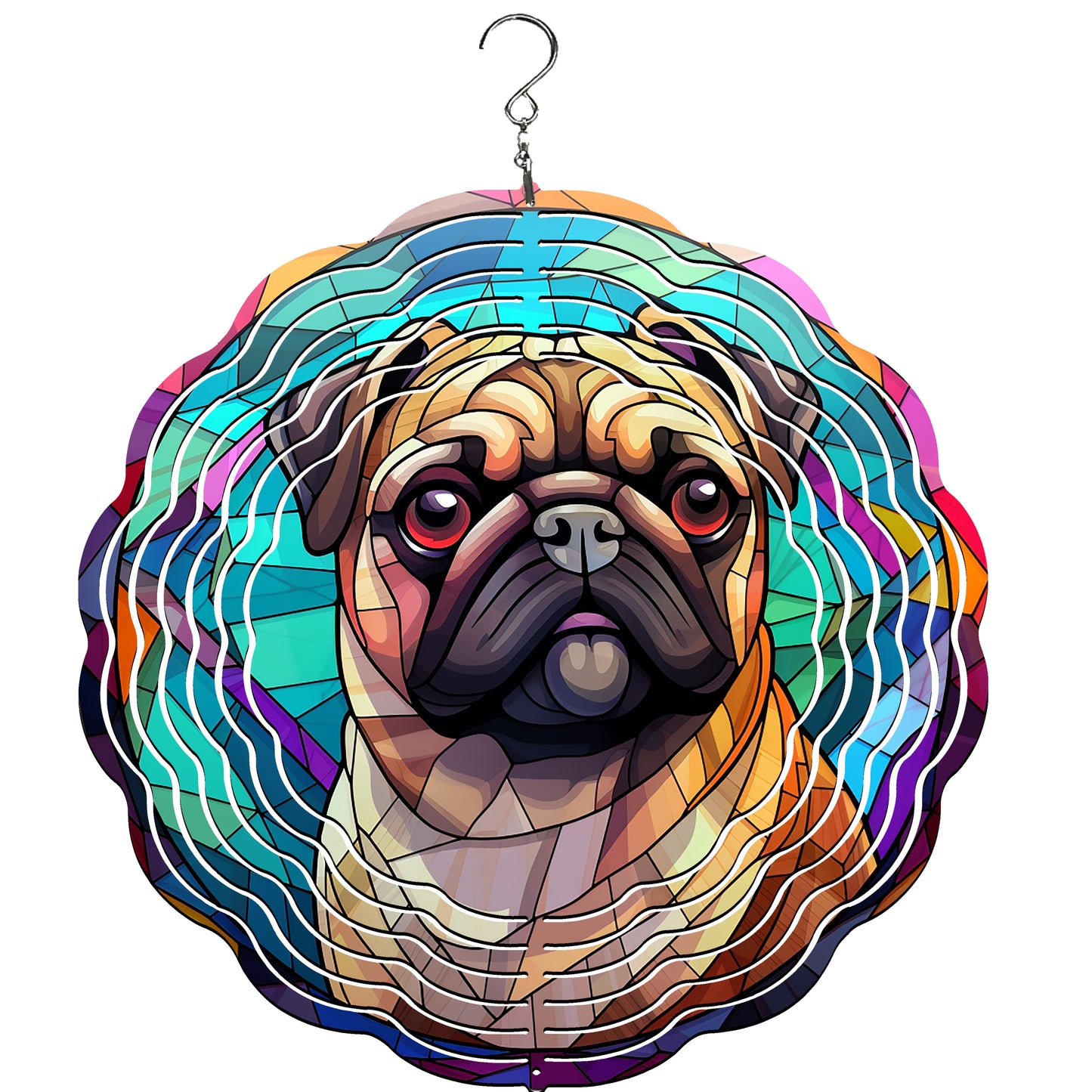 Pug Wind Spinner