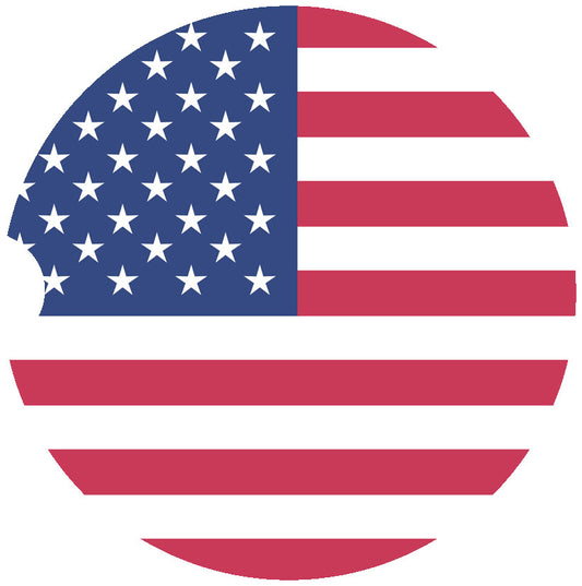 US Flag Car Coaster