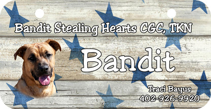 Personalized Dog Crate ID Tag