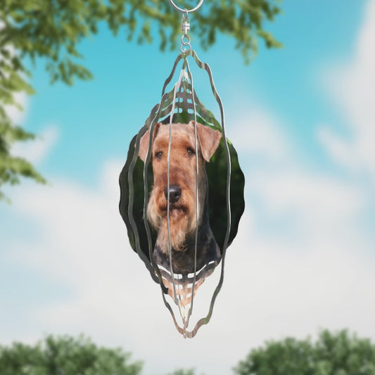Airedale Wind Spinner Digital File